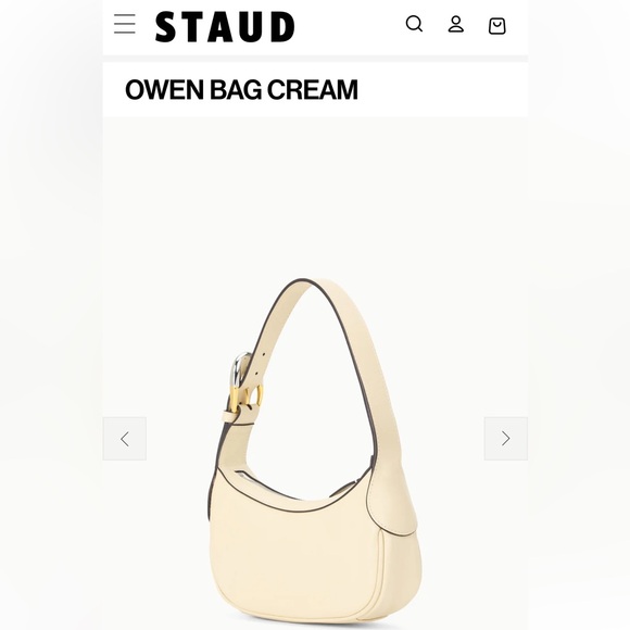 New • STAUD Owen bag in cream - Picture 5 of 11